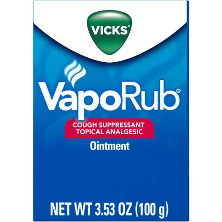 Vicks VapoRub Cough Suppressant Chest Rub Ointment Vicks VapoRub Cough Suppressant Chest Rub Ointment