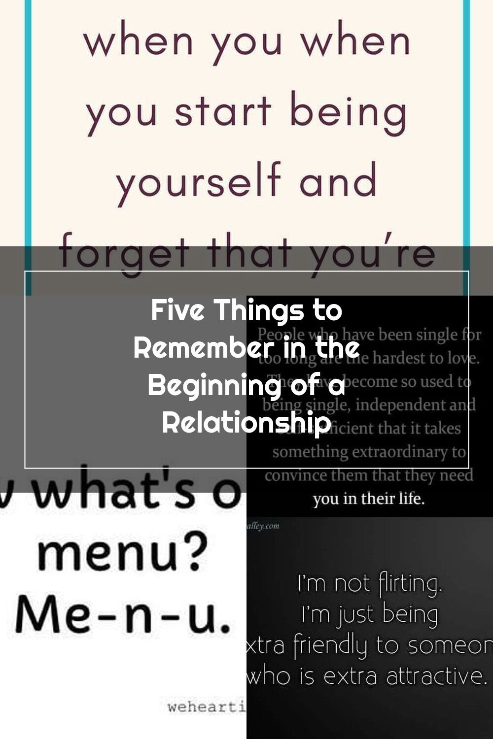 Dating advice