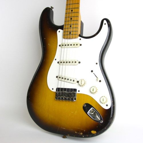 1957 Fender Stratocaster Vintage Sunburst > Guitars Electric Solid Body | Thunder Road Guitars PDX #vintageguitars