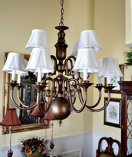 Brass Chandelier S Makeover Painted Brass Chandelier S Makeover, Spray Paint Bronze Chandelier