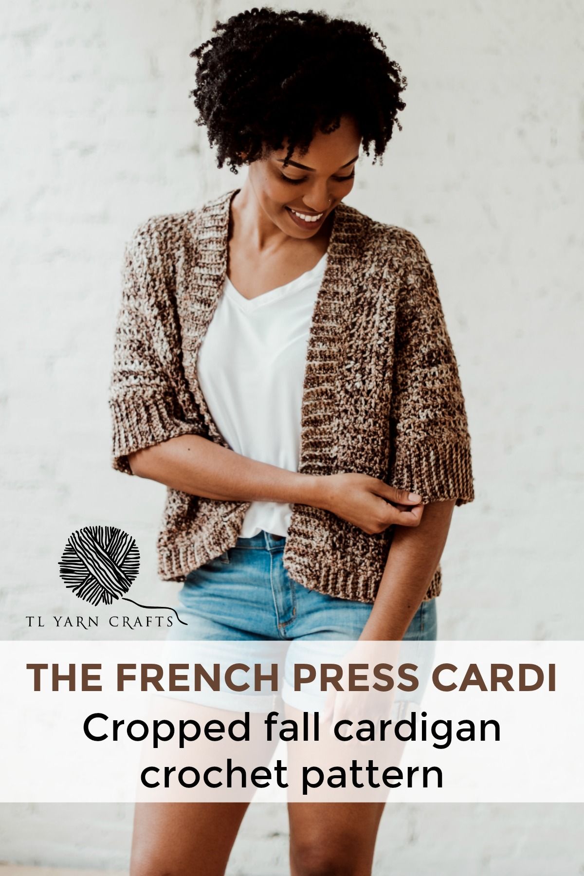 French Press Cardi Try New Skills As You Make The Crochet French Press Cardi A Casual Open Fr Crochet Cardigan Pattern Sweater Crochet Pattern Fall Cardigan