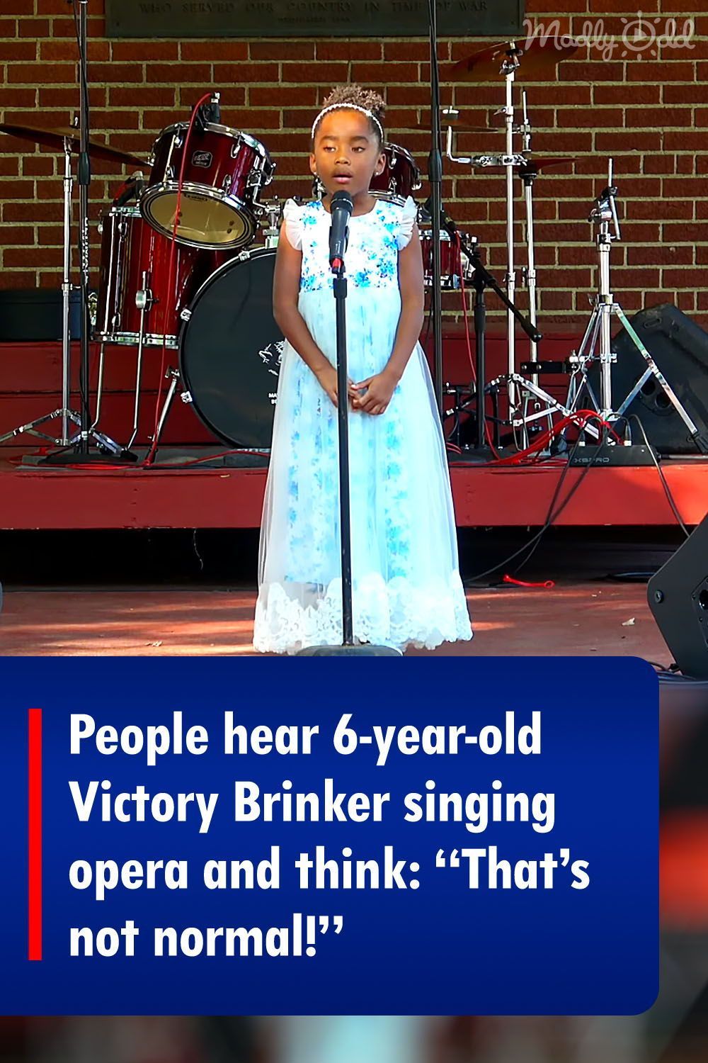At six years of age, Victory Brinker can demonstrate her immense talent
