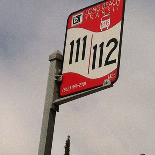 Long Beach Transit Sign Urban Pinterest Long Beach Transit Sign