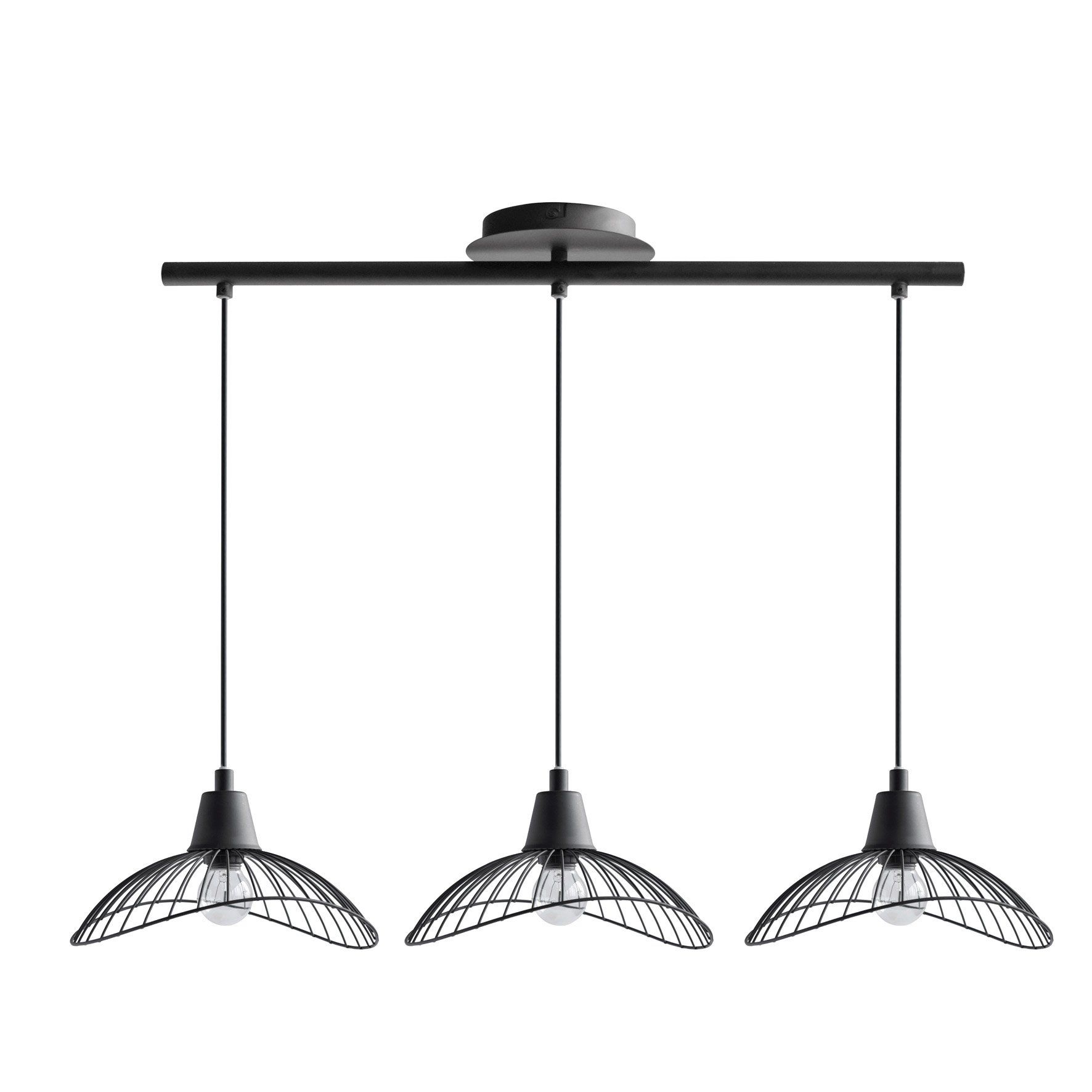 3 Métal Kasteli SuspensionE14 X Design W 40 Seynave Noir jR43L5A