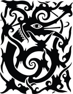 Dragons In Iban Mythology Seni Ide Menggambar Ide Tato