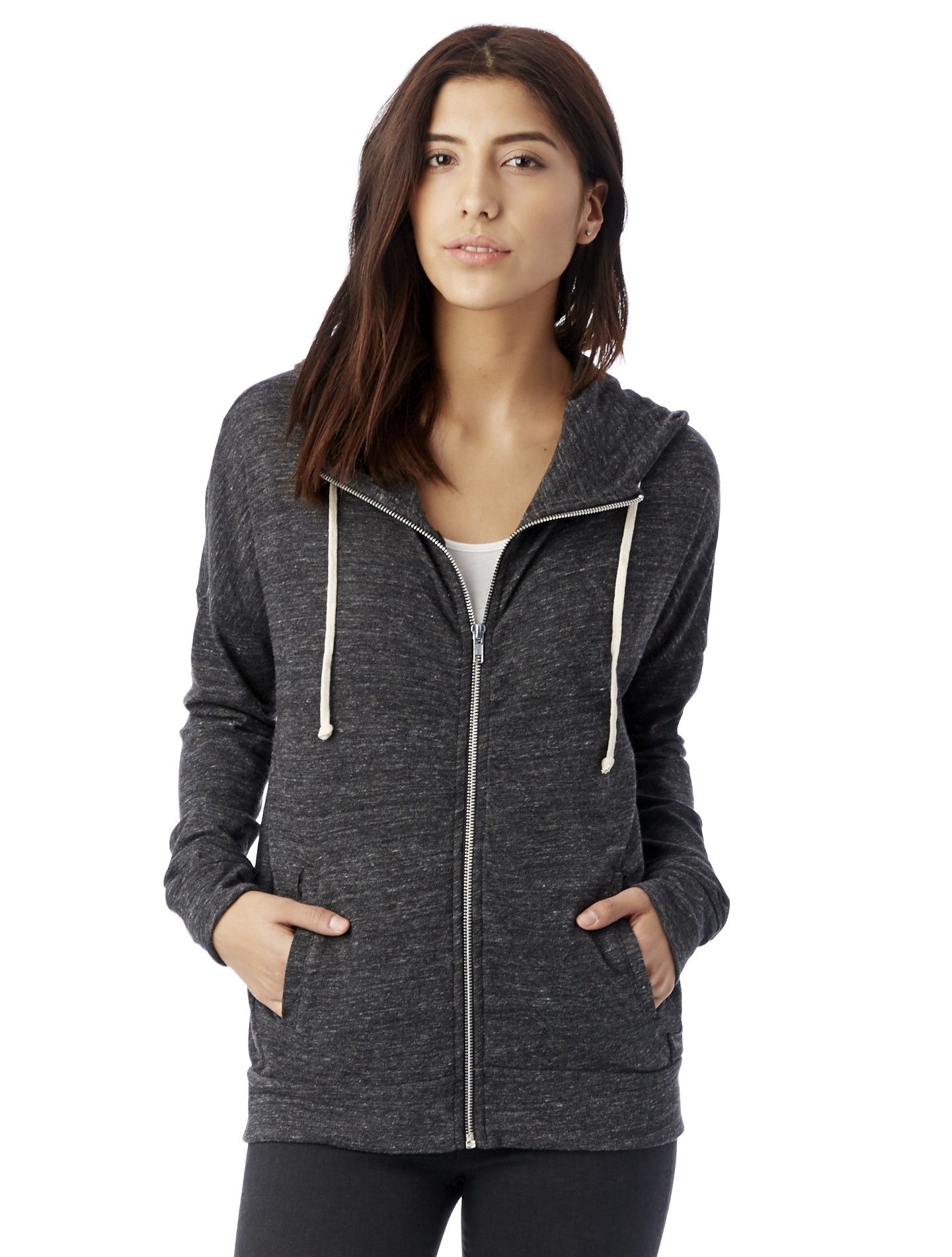 Alternative Apparel Cool Down Eco Jersey Zip Hoodie Eco Alternative Apparel Basic Eco Jersey Zip Hoodie | eBay