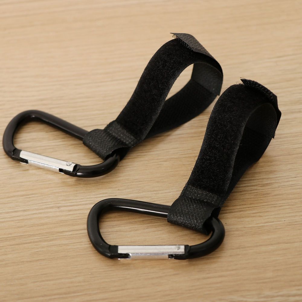 2x Pram Hook Baby Stroller Hooks New Shopping Bag Clip Carrier Pushchair Hanger