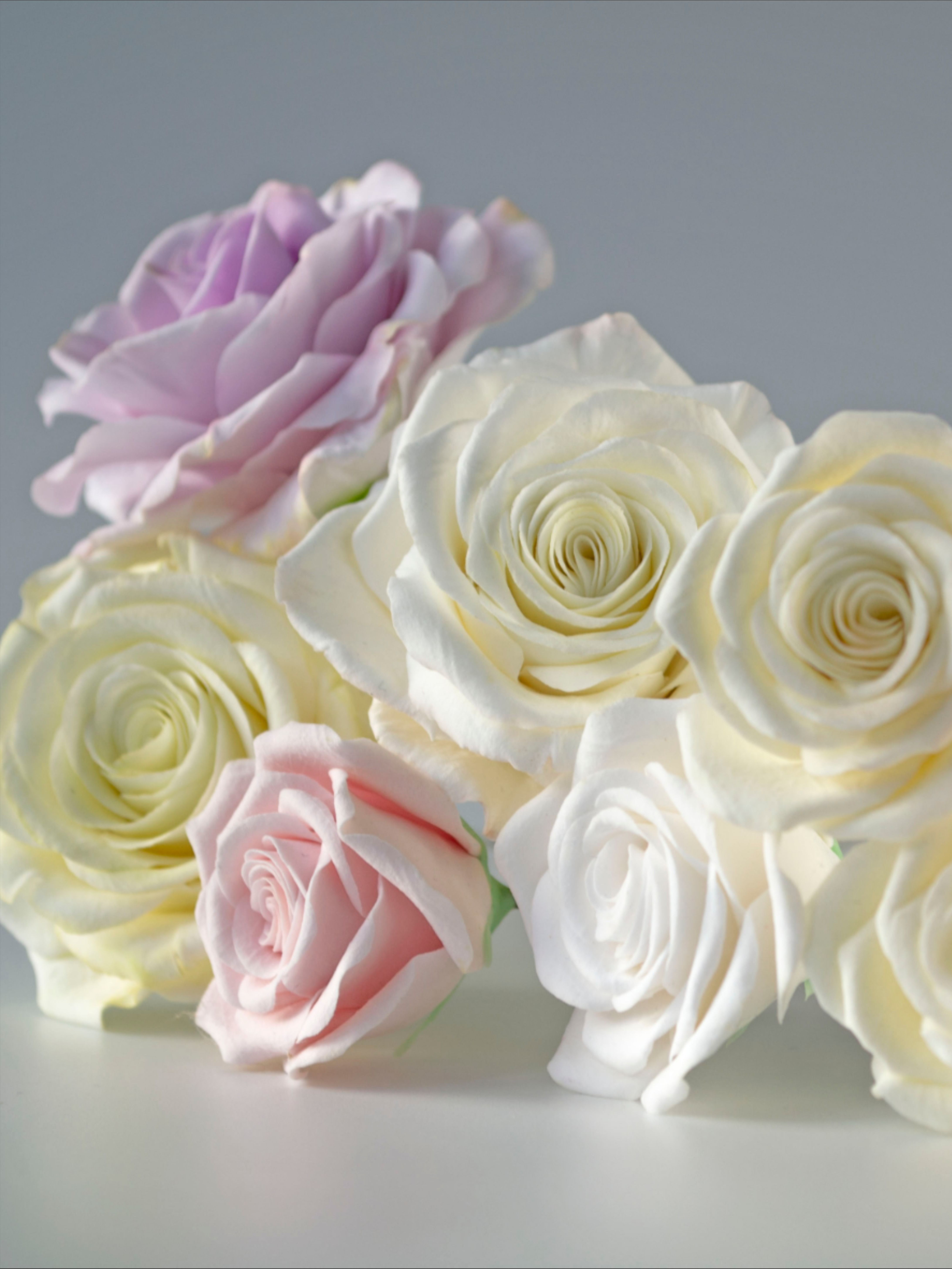 Une rose pour coiffure mariée