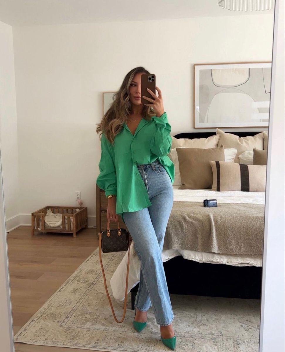 classy spring outfits Toni Sevdalis, Elegant Date Night Outfit, Casual Brunch Outfit, Casual Date Night Outfit, Look Plus Size, Date Night Outfit Classy, Classy Casual Outfits, Green Outfit, Brunch Outfit