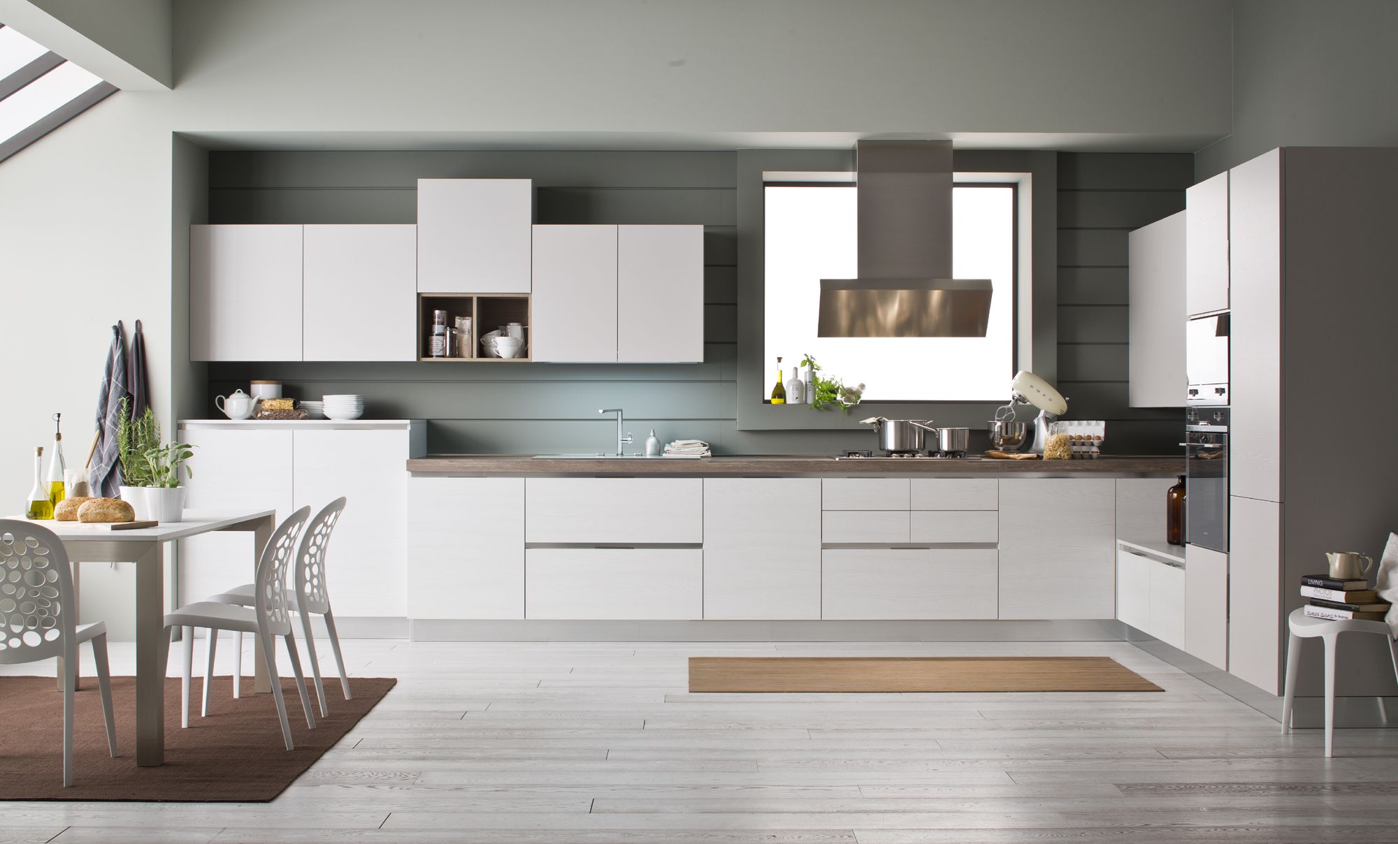 Cucine moderne ad angolo con finestra. snaidero cucina skyline ... Cucine moderne angolari