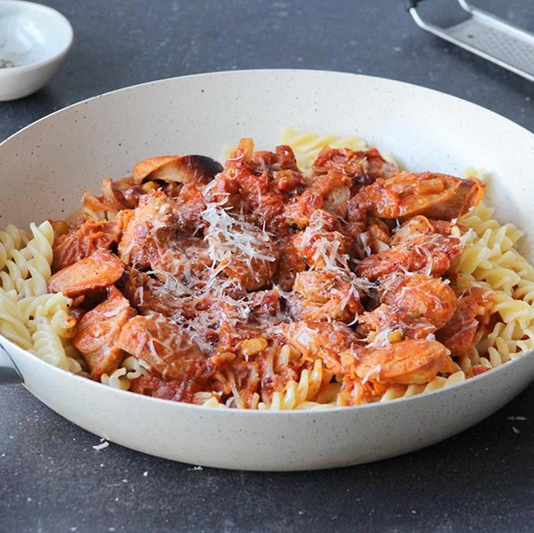 Sausage Casserole Fusilli Recipe Fusilli recipes, Sausage dishes