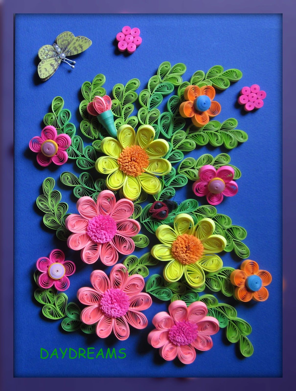 how to do paper quilling daydreams quilled flowers flower designs for paper quilling