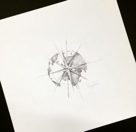 Trendy Tattoo Compass Earth Ideas