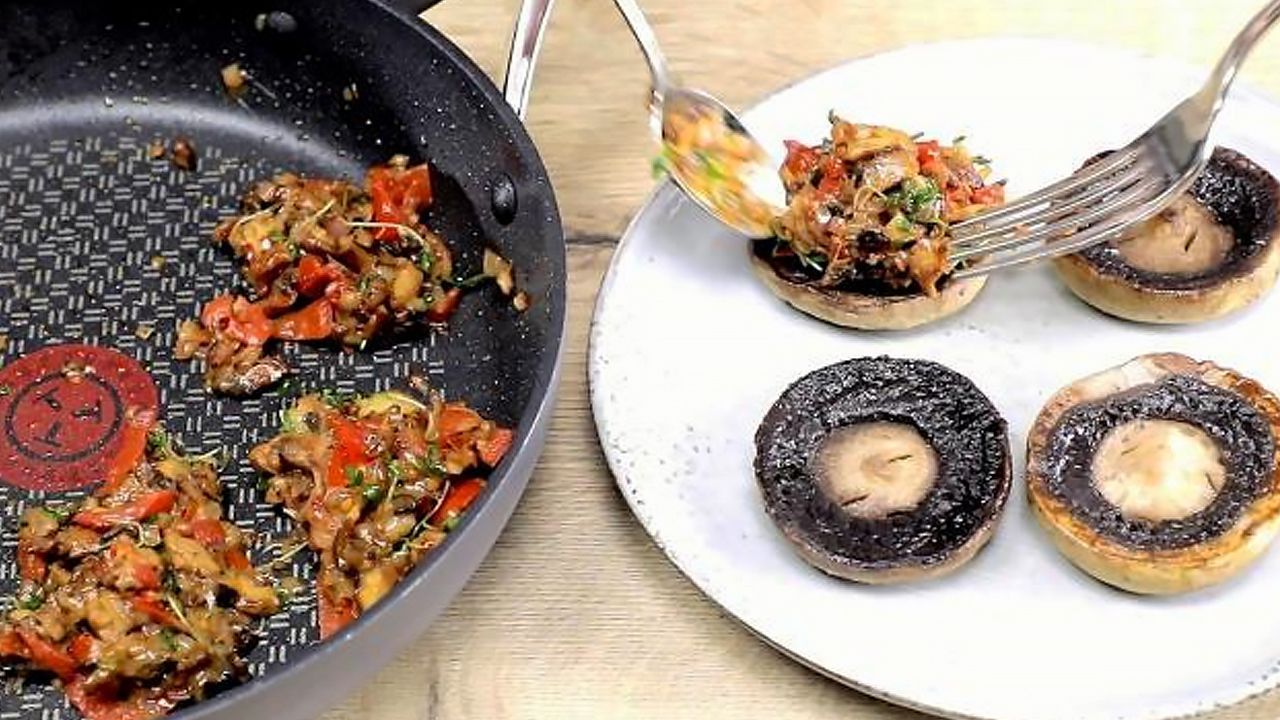 Portobello, Ratatouille, Bibimbap, Ethnic Recipes, Food, Essen, Meals, Yemek, Eten