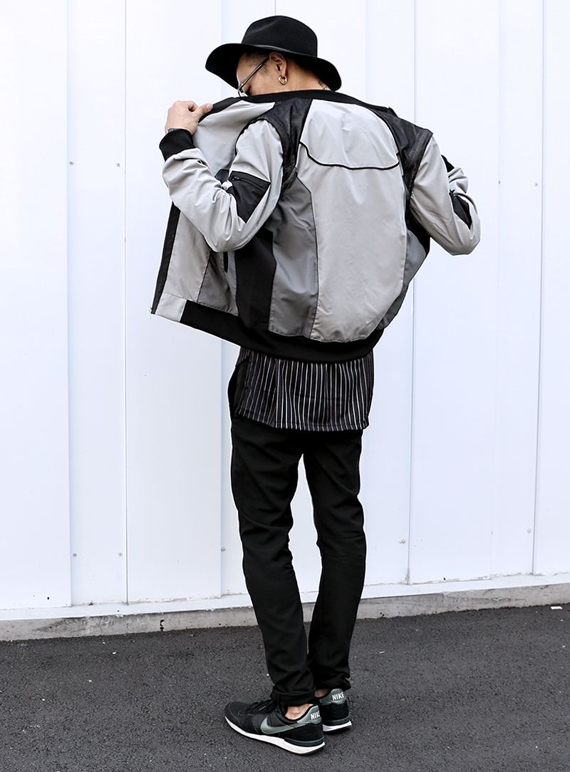 Athleisure street wear urban style bomber jacket Item Athleisure street wear urban style bomber jacket Item