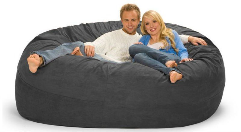 Double Bean Bag Chair Giant Bags Black Double Bean Bag Chair Giant Bags