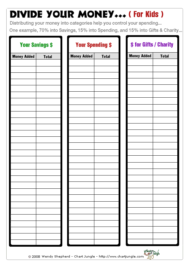 savings chart template selo yogawithjo co
