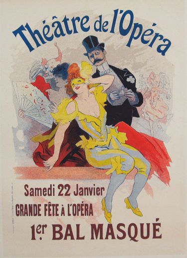 théâtre de l/'opéra VINTAGE AD POSTER jules chéret france 1899 24X36 unique