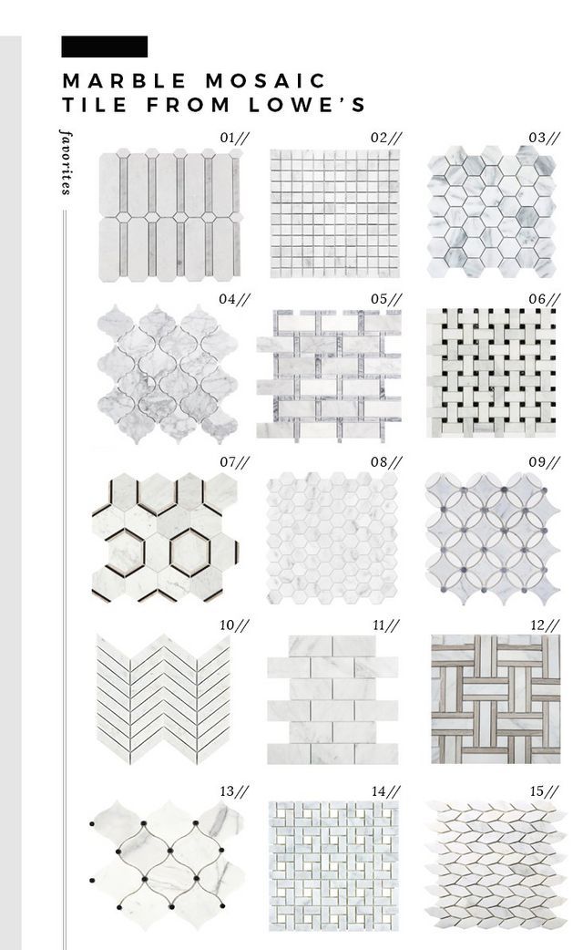 How to Install Mosaic Floor Tile + My Favorite Marble Mosaics | Room For Tuesday | Bloglovin’ Mosaic Wall Tiles, Mosaic Flooring, Bathroom Floor Tiles, Marble Mosaic, Marble Floor, Bathroom Tub, Luxury Bathroom, Bathroom Mosaic Tile Ideas, Waterjet Mosaic Tile
