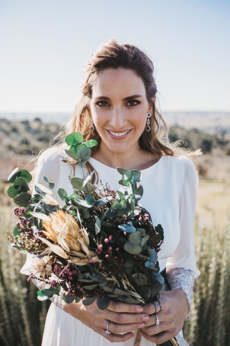 Ramo de novia de eucalipto, tendencia del momento Flores en el