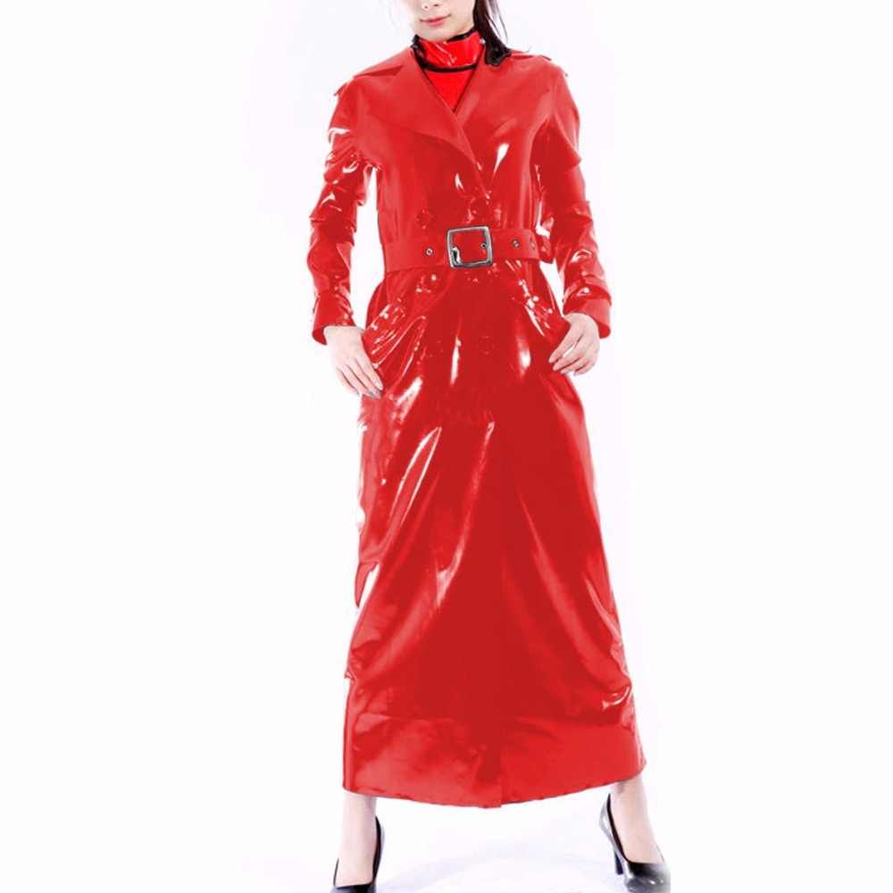 New !!Handsome Fashion Costume Latex Rubber Black Long New !!Handsome Fashion Costume Latex Rubber Black Long