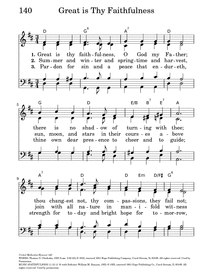 great is thy faithfulness hymnary org sing unto him pinterest great is thy faithfulness hymn sheet music