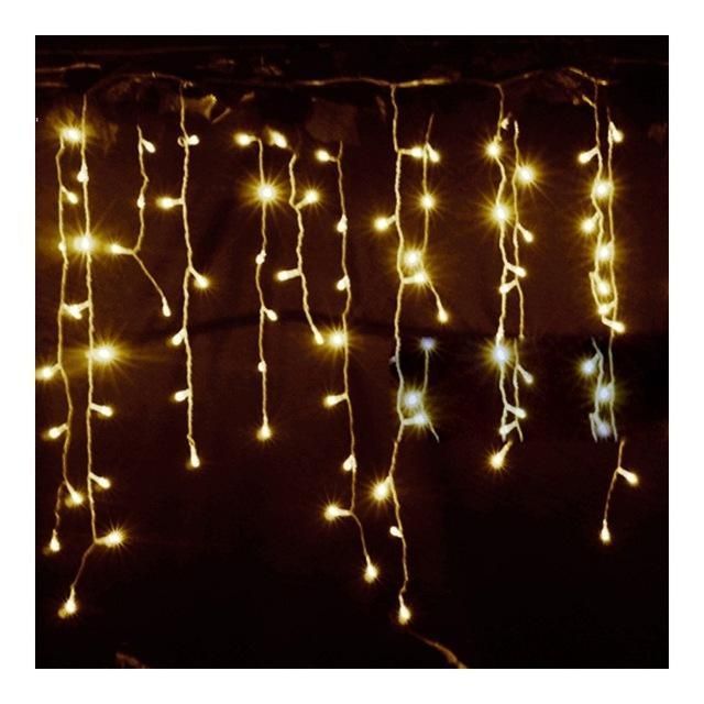 christmas outdoor decoration 3.5m Droop 0.3-0.5m curtain icicle string led light