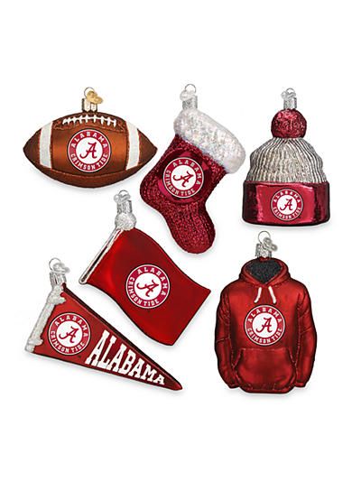 Old World Christmas® 6-Piece University Of Alabama Ornament Set Old World Christmas® 6-Piece University of Alabama Ornament Set - Old World Christmas® 6-Piece University Of Alabama Ornament Set