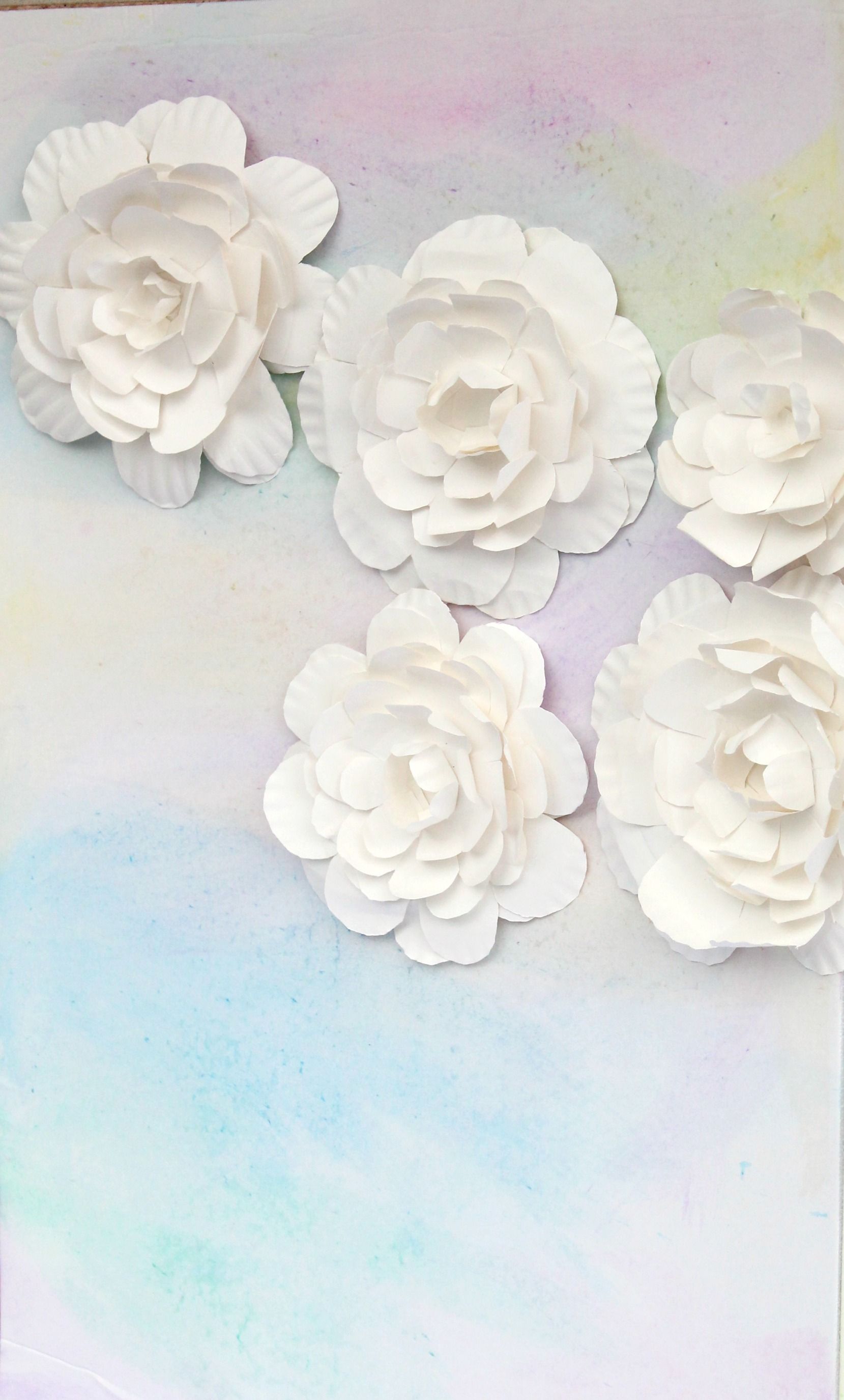 Watercolor Baby Shower Backdrop By Partiesforpenniescom Using Paper Plate Flowers Watercolor Baby Shower Backdrop By Partiesforpenniescom Using Paper Plate Flowers