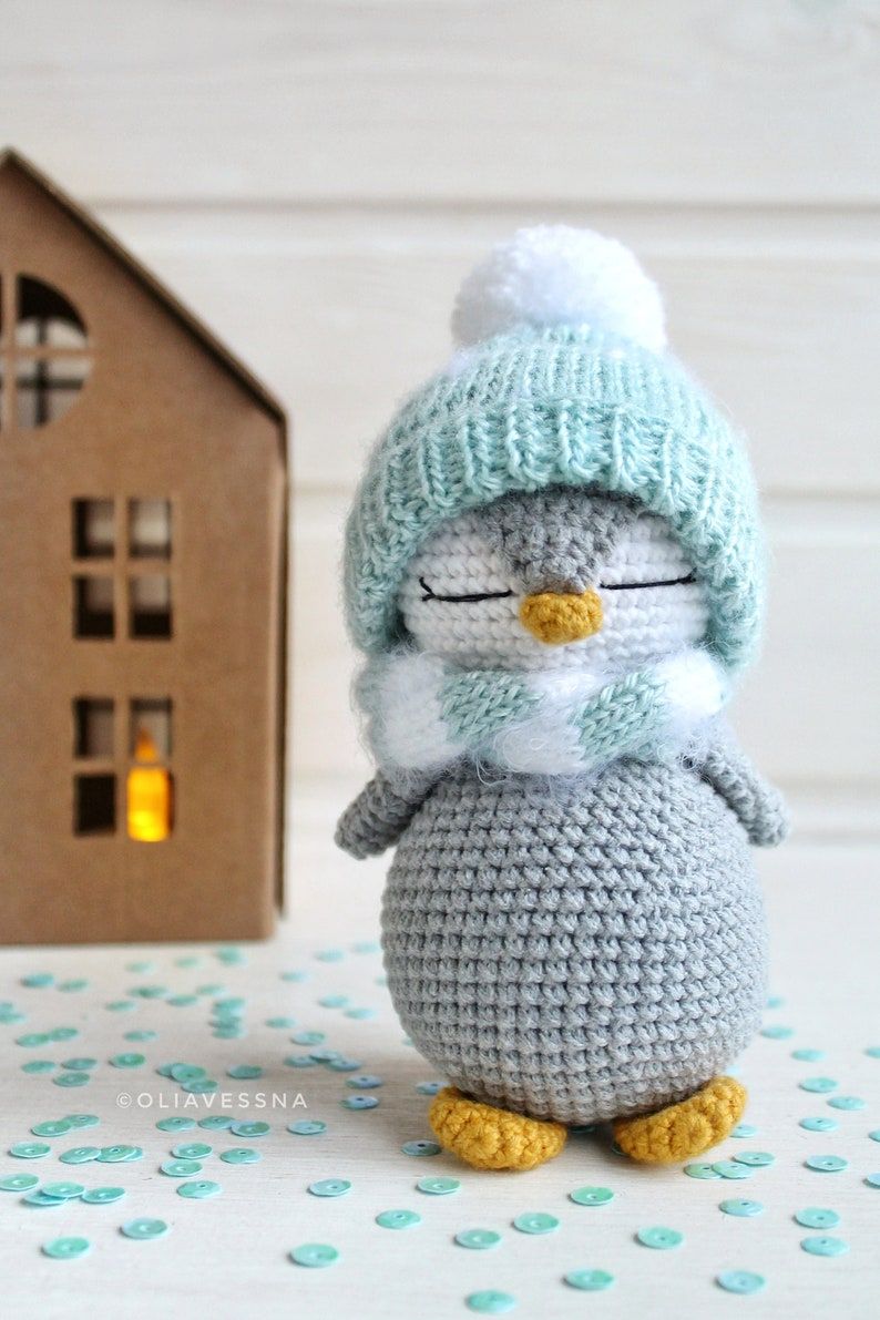 Amigurumi Penguin Crochet PATTERN, PDF Crochet Pat Amigurumi Penguin Crochet PATTERN, PDF Crochet Pat