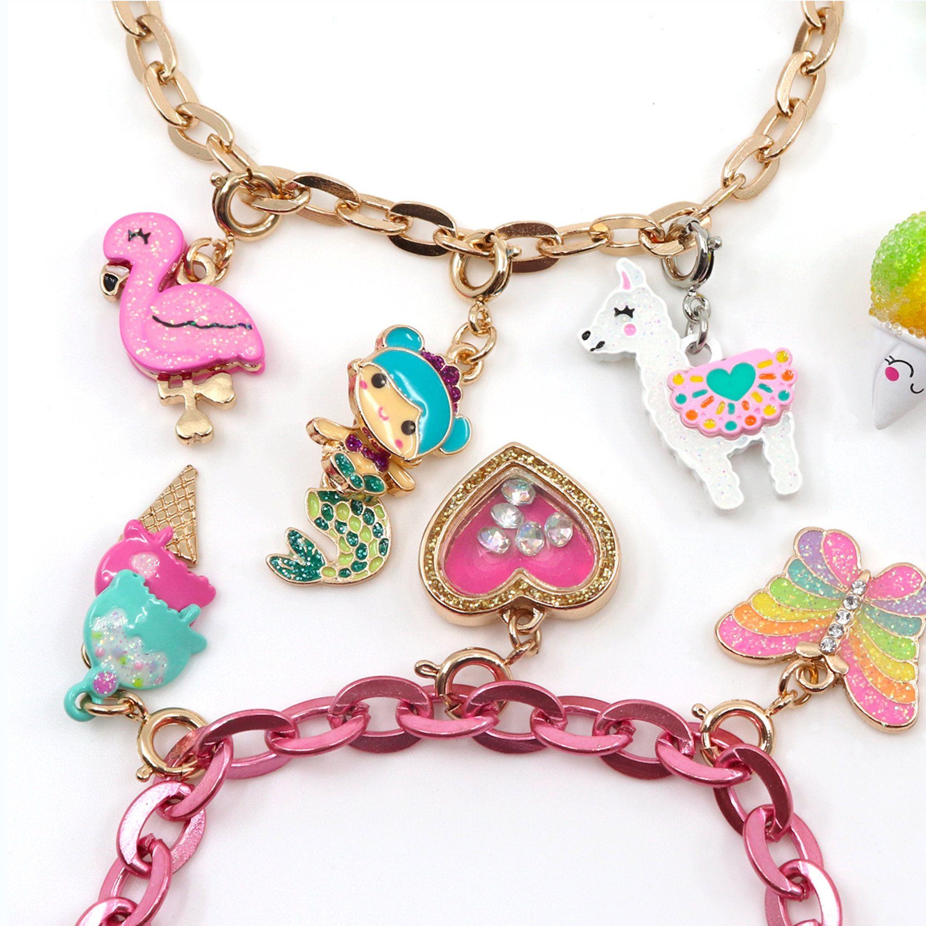 Gold Unicake Charm CHARM IT Charms for Bracelets and Necklaces