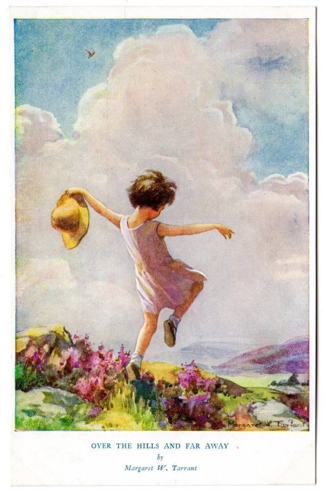Early Over The Hills And Far Away Margaret Tarrant Postcard Art Illustration Art Drawing Illustrations Early Over The Hills And Far Away Margaret Tarrant Postcard Art Illustration Art Drawing Illustrations