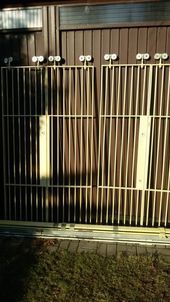 Burglarproof sliding steel loft door- Anti-theft grille …