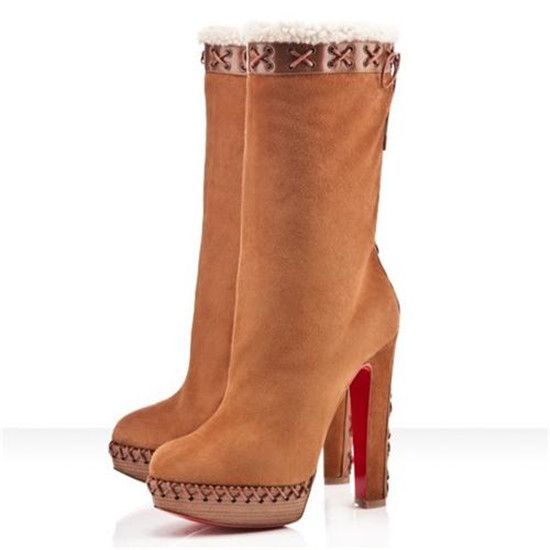 bottines camel louboutin bottines camel louboutin