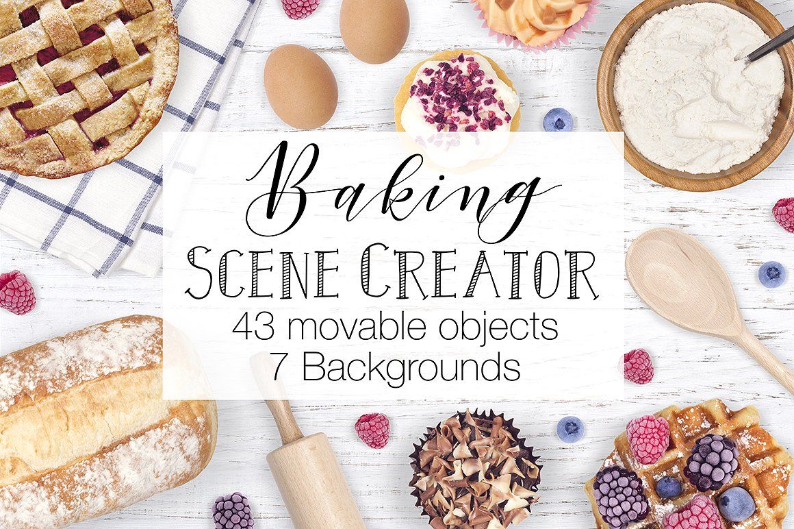 Download Baking Scene Creator - Top View | Design mockup free, Scene creator, Free packaging mockup