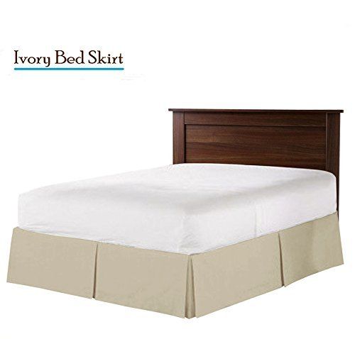 Greatest Ms Real 600 Thread Count Split Corner Bed Skirt Dust Ruffle Hh Linen Split Corner Tailored Bed Skirt 20 Inch Drop Solid With Platform Available In All Sizes And 26 Colors Queen Taupe