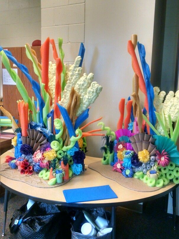 Coral displays for Deep Sea Discovery VBS 2022 at TLC Coral displays for Deep Sea Discovery VBS 2022 at TLC
