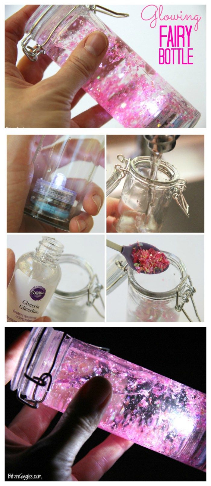 Glowing Fairy Bottle #craft