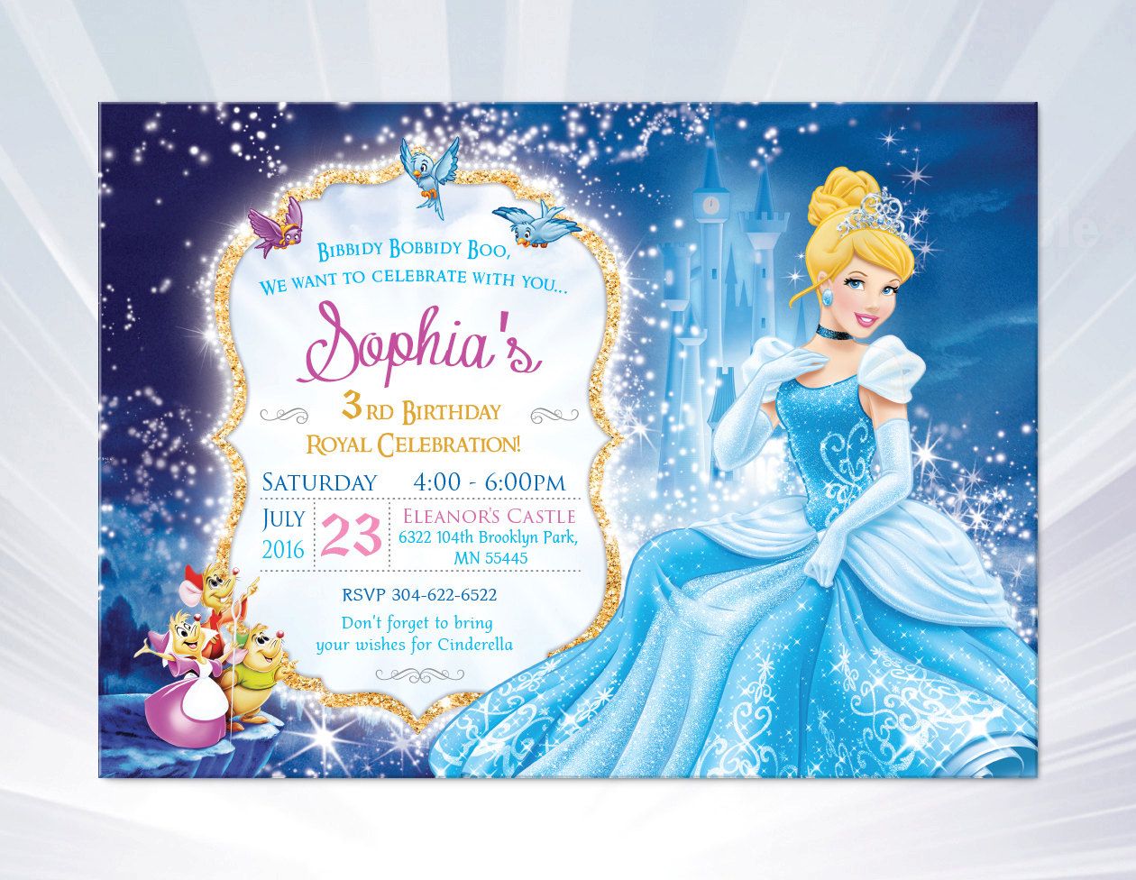 princess aurora invitation sleeping beauty princess birthday printable cinderella invitations