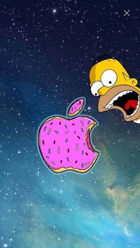 Resultado De Imagen Para Fondos De Pantalla Los Simpsons Tumblr Simpson Wallpaper Iphone Apple Wallpaper Apple Logo Wallpaper