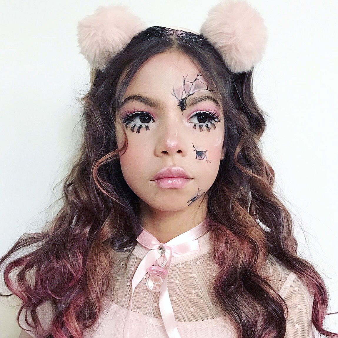 simple cracked doll makeup simple cracked doll makeup