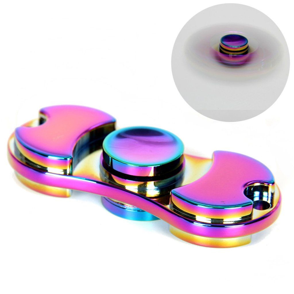 Fidget Spinner Gadget: Rainbow Titanium Alloy EDC Hand Spinner Metal Finger Spinner. https://brandstrending.com/collections/toys-and-hobbies/products/fidget-spinner-gadget-rainbow-titanium-alloy-edc-finger-spinners Rainbow Fidget Spinner, Edc Fidget Spinner, Cool Fidget Spinners, Stress Toys, Stress Relief Toys, Anxiety Relief, Fidgit Spinner, Fidget Gadget, Edc Spinner