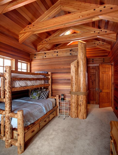 Interer Detskoj V Derevyannom Dome Poisk V Google Log Home Designs Timber House Cabin Homes