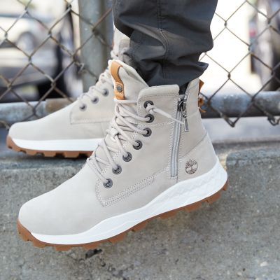 Men's Brooklyn Side-Zip Sneaker Boots | Timberland US Store Mens Boots Casual, Mens Sneakers Casual, Mens Boots Fashion, Sneakers Fashion, Mens Boots Style, Men's Nike Sneakers, Men's Casual Shoes, Formal Shoes, Timberland Boots Mens