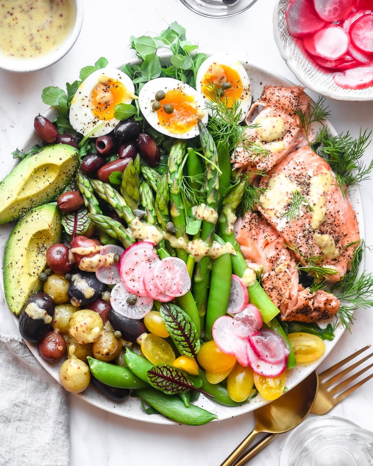 Spring Salmon Niçoise | Nourish Deliciously