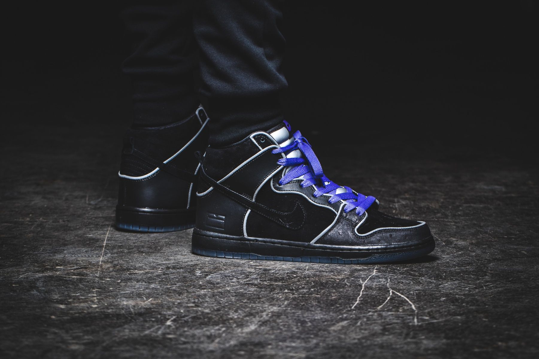 Nike Dunk High Elite SB 833456002 Black Purple Box New Arrival Nike Dunk High Elite SB 833456002 Black Purple Box New Arrival