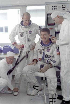 Gemini VI Launch astronauts Schirra Stafford Gemini Program 8X12 PHOTOGRAPH