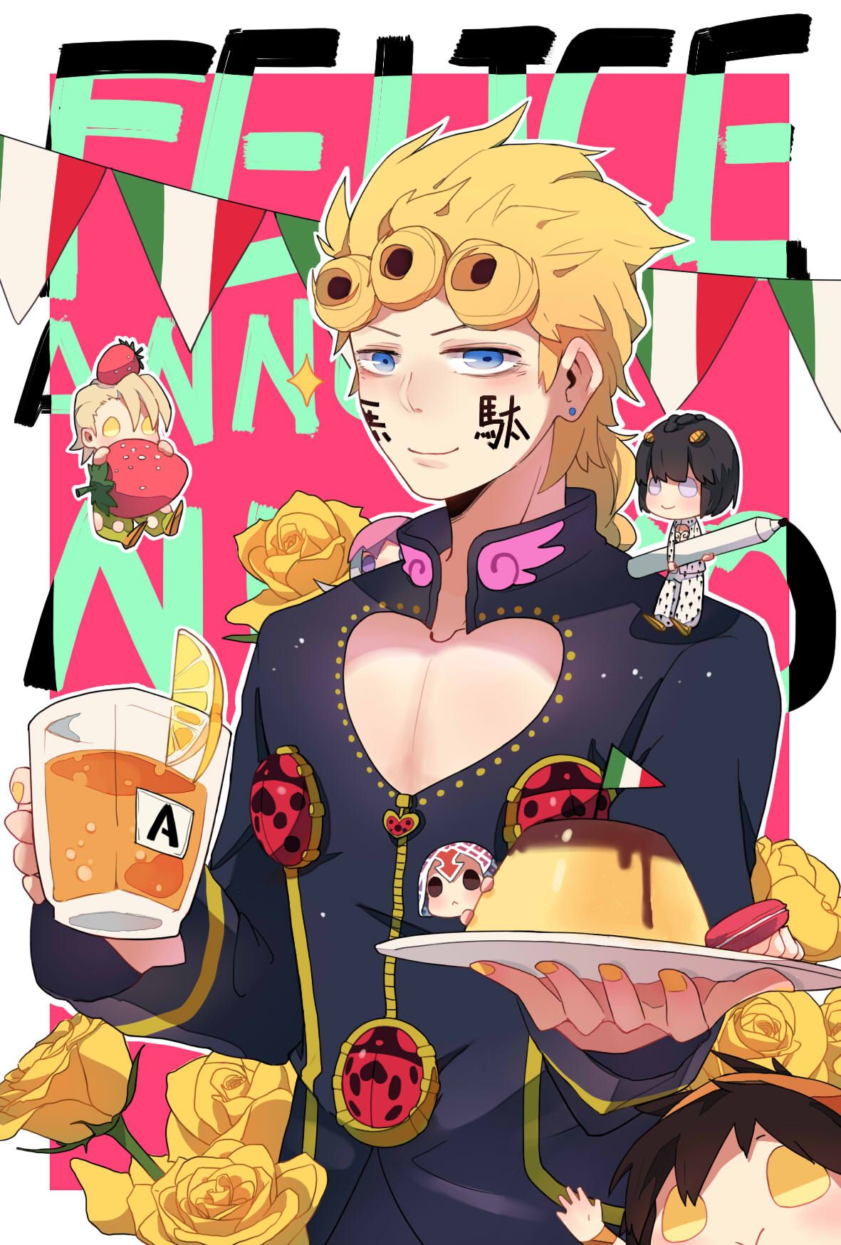 Vento Aureo, by Pixiv Id 7396489 Anime, Fairy tail anime