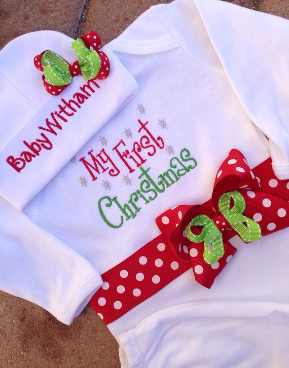 My First Christmas Newborn Baby's Baby Gown And Cap Hat Set Boy Girl My First Christmas Newborn Baby's Baby Gown and Cap Hat Set Boy Girl Hospital Outfit - My First Christmas Newborn Baby's Baby Gown And Cap Hat Set Boy Girl