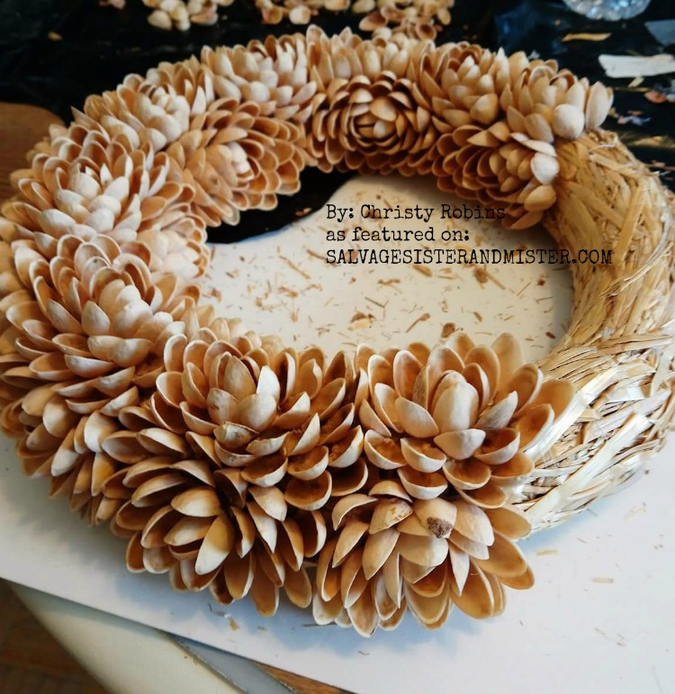 DIY Faux Succulent Pistachio Wreath – Modern Design - Modern